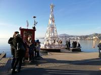 Fahrt von Basel nach Brig, Pause in Montreux am Genfersee