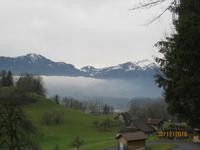 Endlich zeigen sich uns die Berge!