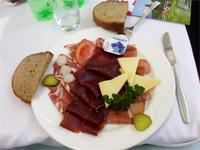 Schinken, Käse und Bündnerfleisch