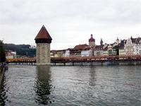 Kapellenbrücke und Wasserturm in Luzern