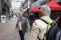 Unsere Stadtführerin in Lugano