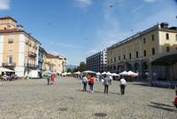 Die Piazza Grande in Locarno