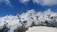176 Ausflug nach Zermatt - Fahrt mit der Gornergratbahn - Monte Rosa Gruppe