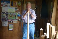 Der Meister auf dem Instrument