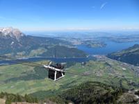 Auf dem Stanserhorn -Cabrio-Bahn