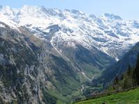 Mürren - Blick ins Lauterbrunnental