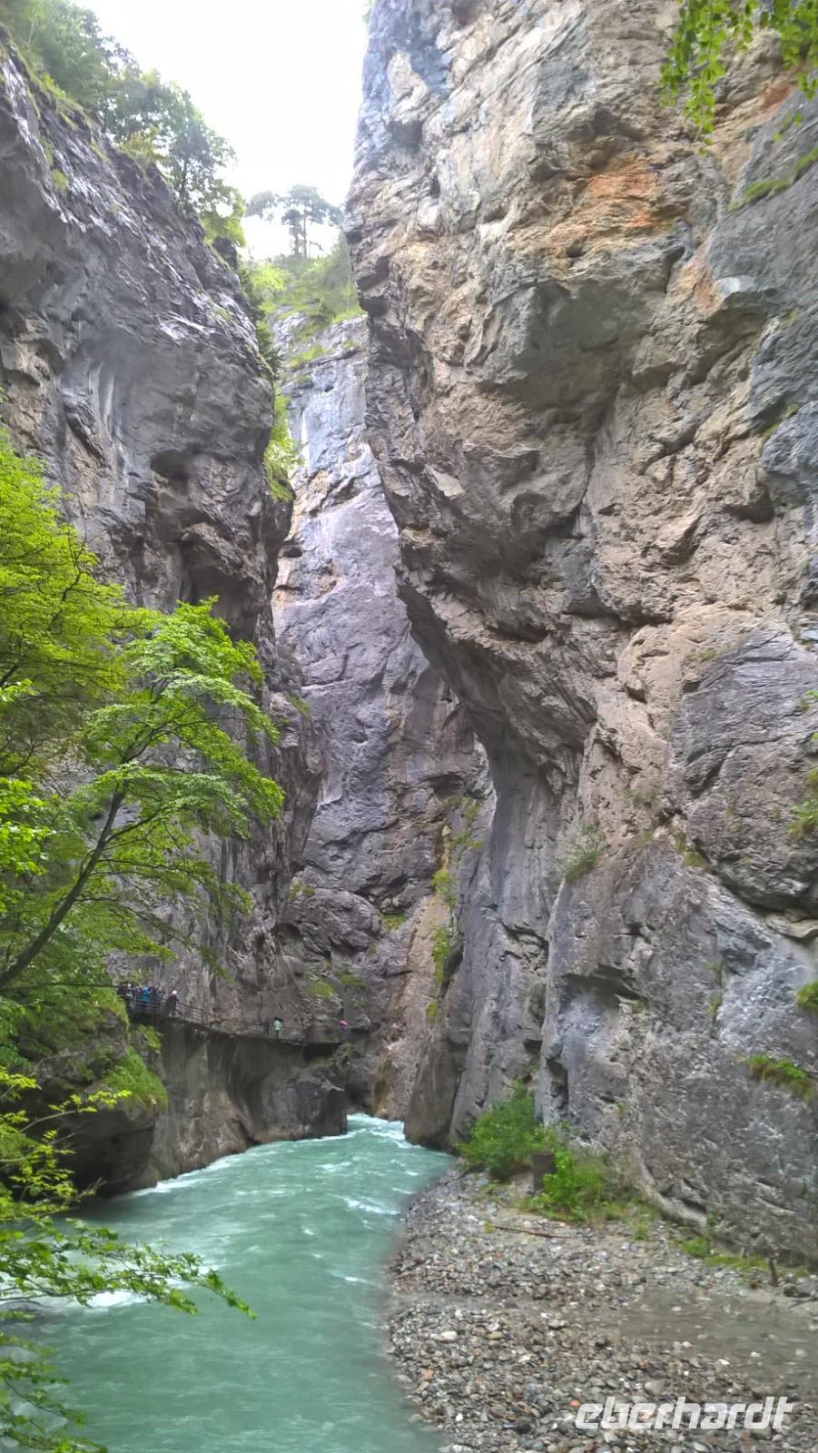 Zu Besuch in der Aareschlucht