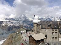 das Matterhorn im Nebel
