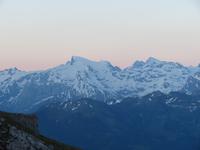 Morgenstimmung auf dem Pilatus - Blick zum Titlis