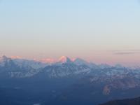 Morgenstimmung auf dem Pilatus - Eiger, Mönch und Jungfrau