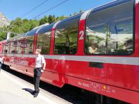Fahrt mit dem Bernina-Expess