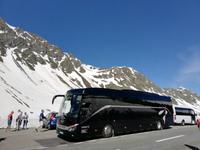 Fahrt von Davos nach St. Moritz, Flüela Pass