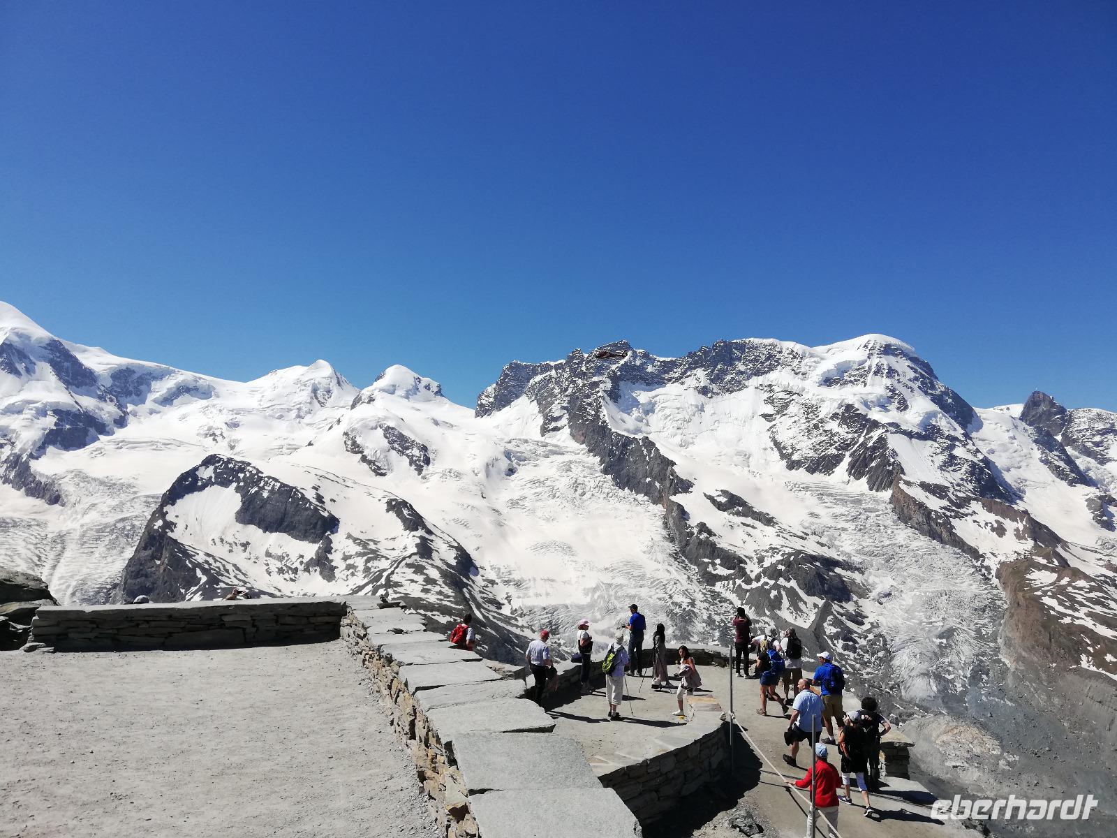 Zermatt, Gornergrat, Mote Rosa Massiv