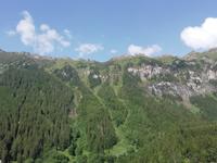 Blick von Wengen zum Männlichen