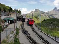 Wieder am Bahnhof Schynige Platte
