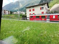 Fahrt mit dem Bus von Tirano nach Sils