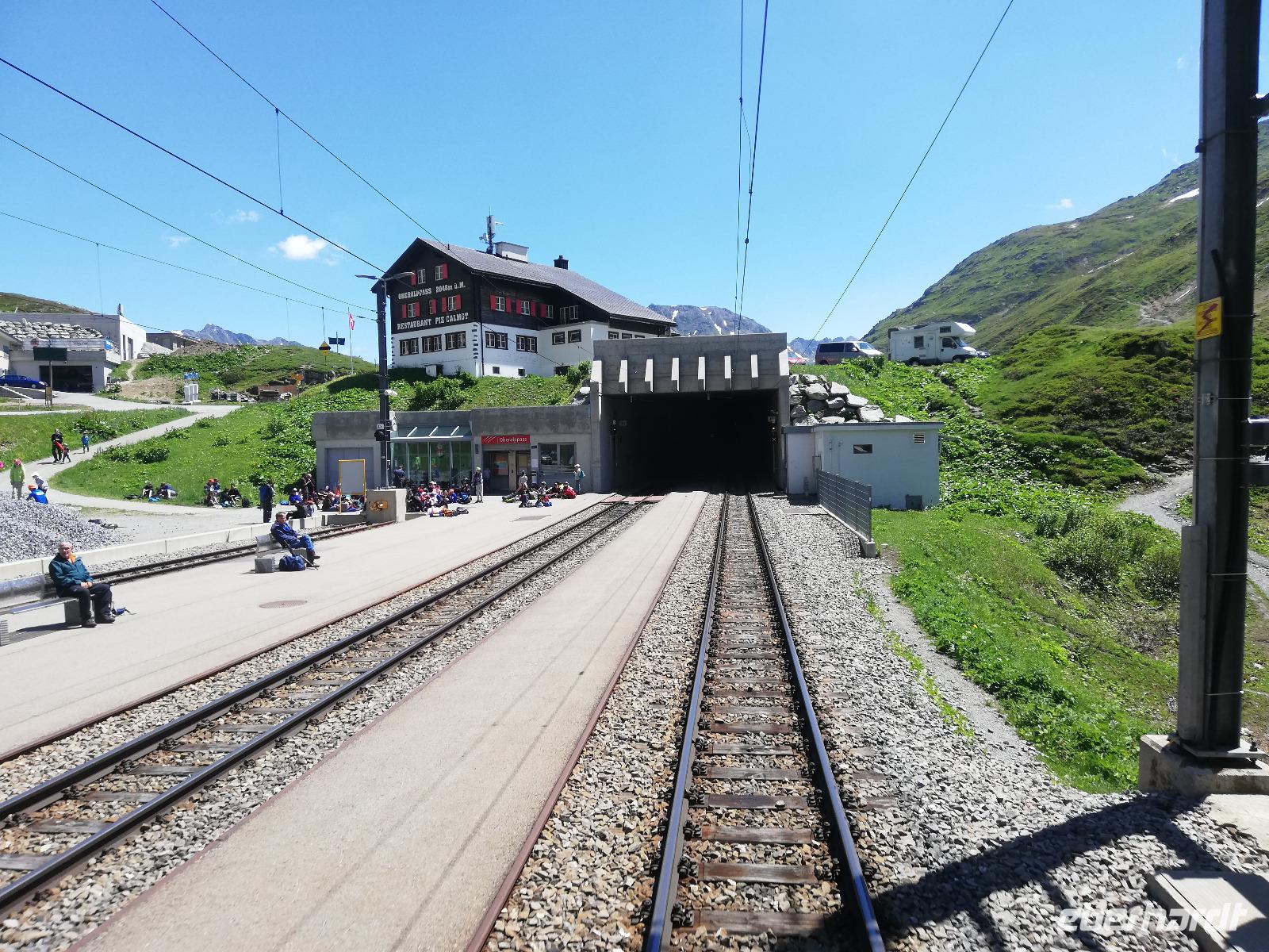 Glacier-Express, Fahrt von St.Moritz nach Zermatt, Oberalppass
