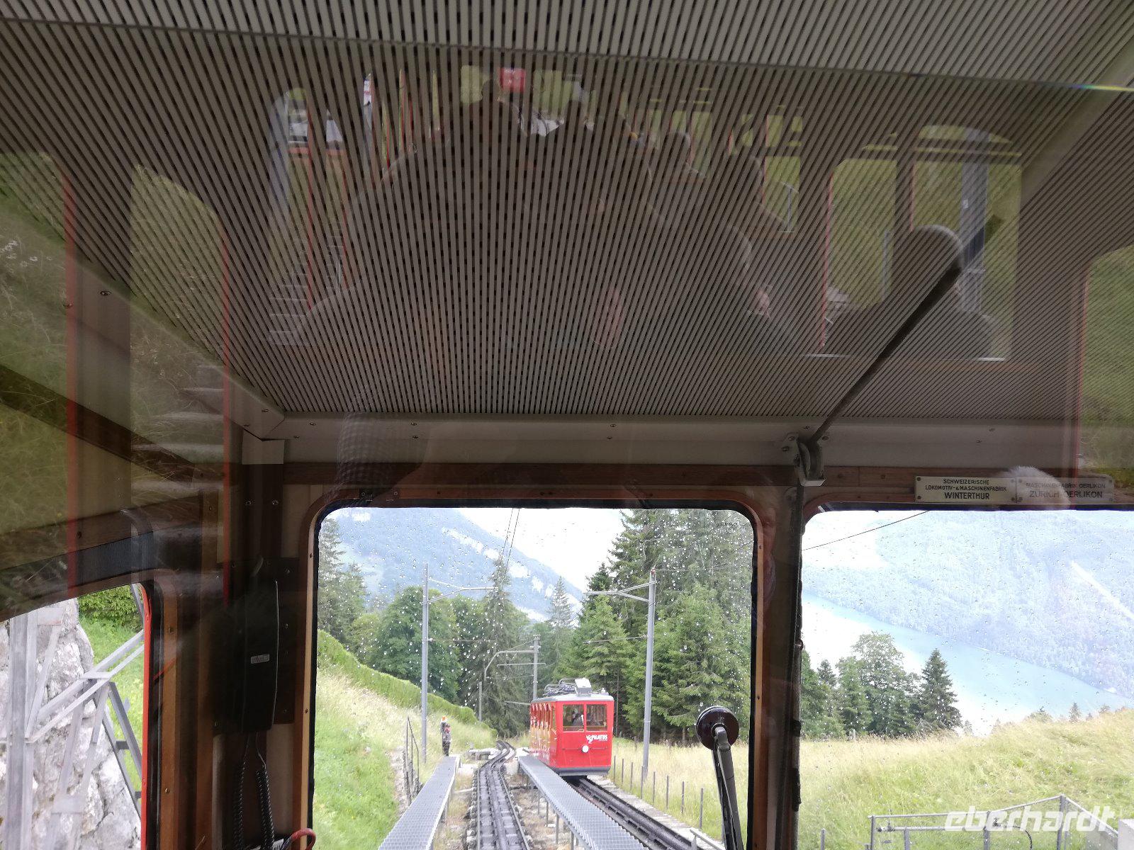 Mit der Zahnradbahn zum Pilatus