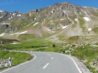 Fahrt auf den Flüelapass