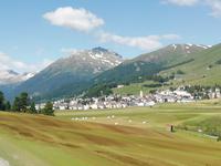 Fahrt durch das Engadin