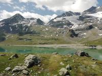 An der Station Ospizio Bernina