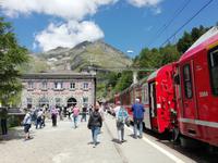 An der Station Alp Grüm
