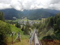 Fahrt hinunter nach Davos