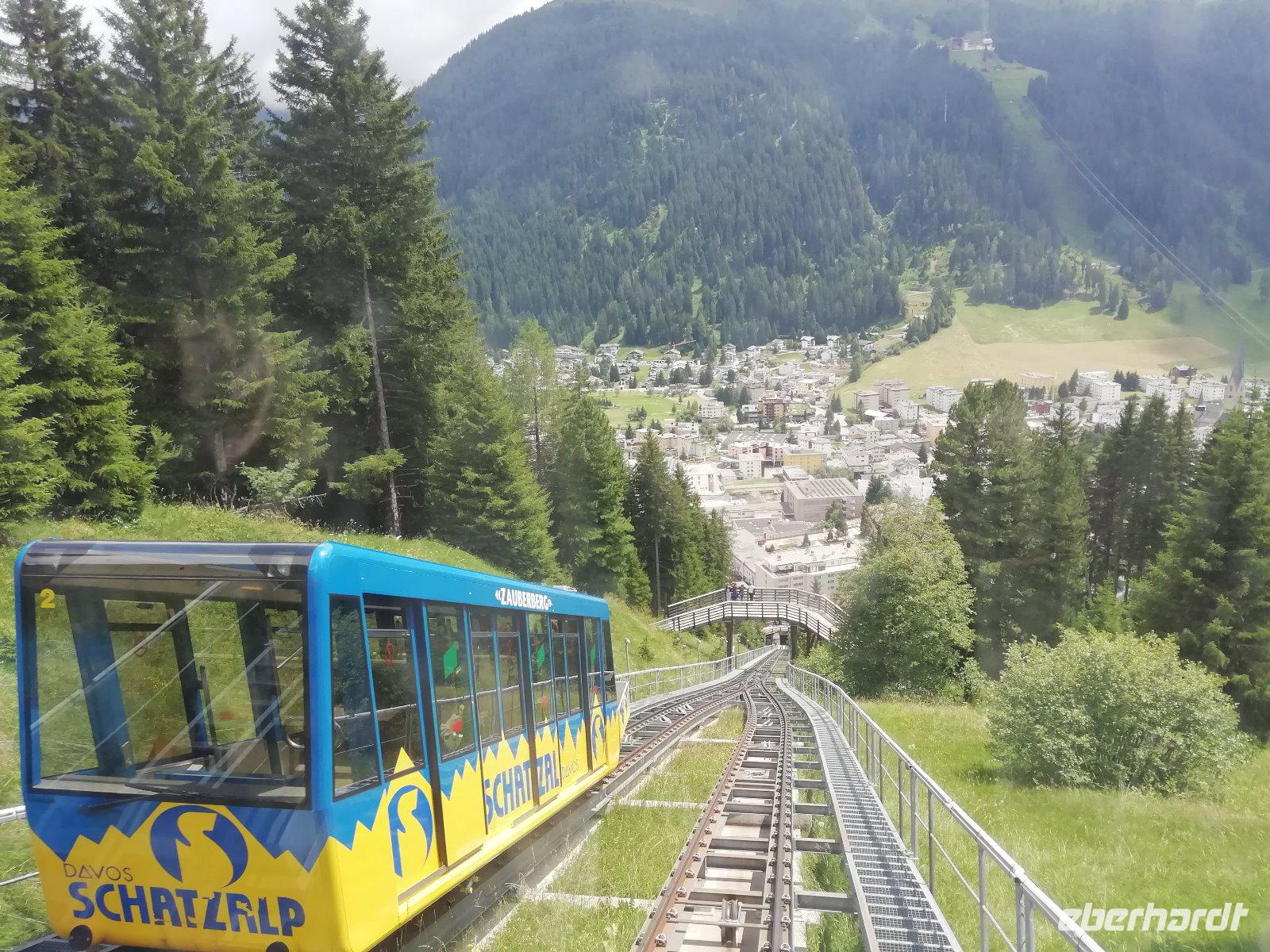 Fahrt auf die Schatzalp