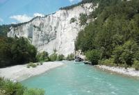 Fahrt durch die Rheinschlucht