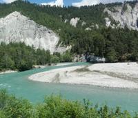 Fahrt durch die Rheinschlucht