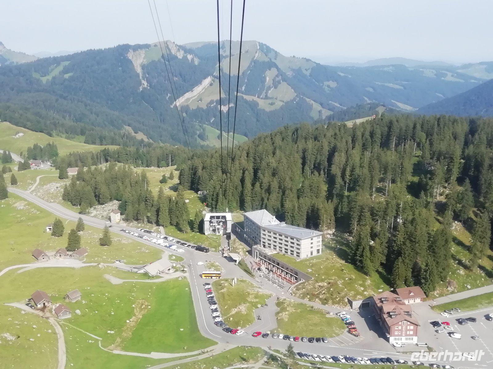 Fahrt hinunter zur Schwägalp