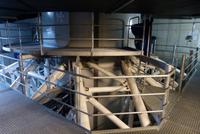 Der Sendeturm im Innern