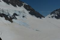 Eine Lawine setzt sich in Gang