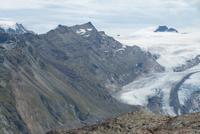Blick zu den Gletschern