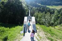 Die Hängebrücke in Bellwang