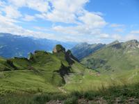 Fahrt mit der Brienzer Rothornbahn - auf dem Gipfel