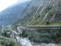 Fahrt durch die Schöllenenschlucht