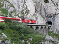 Fahrt durch die Schöllenenschlucht