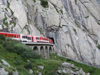 Fahrt durch die Schöllenenschlucht