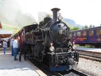 Fahrt mit der Furka-Dampfbahn