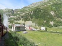 Fahrt mit der Furka-Dampfbahn - Gletsch