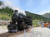 Furka-Dampfbahn in Oberwald