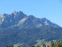 Schifffahrt nach Vitznau - Blick zum Pilatus