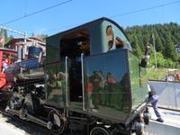 Fahrt mit dem Dampfzug auf die Rigi