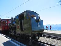 Fahrt mit dem Dampfzug auf die Rigi