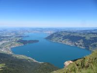 Auf der Rigi - Blick zum Zugersee