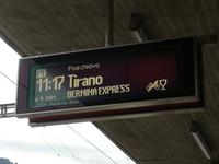 Bald beginnt die Fahrt mit dem Berninaexpress