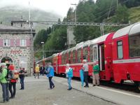 Halt an der Alp Grüm