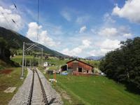 Während der Fahrt mit dem Glacier-Express