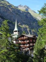 Zermatt, Blick zur Kirche